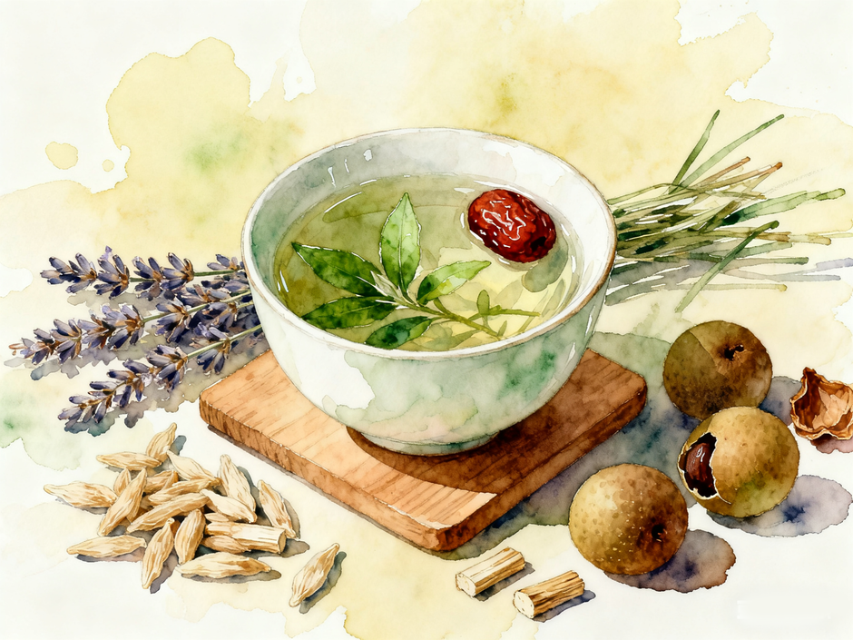 ❤️ 养心草本茶：调理心气，安神补虚 | Heart-Nourishing Herbal Tea 🫖