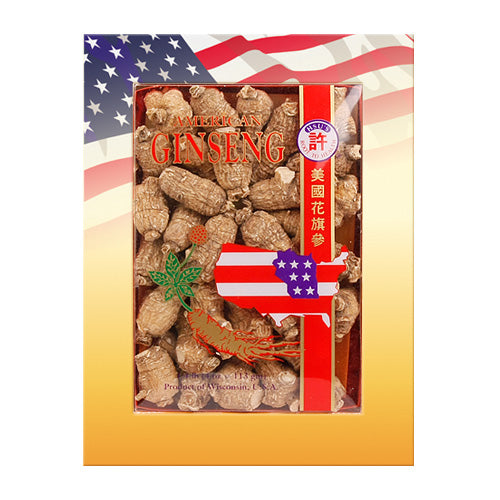 许氏美国花旗参 113-4 圆短中小 Hsu's American Wisconsin Ginseng (Xu Shi Mei guo Hua qi shen) 4oz