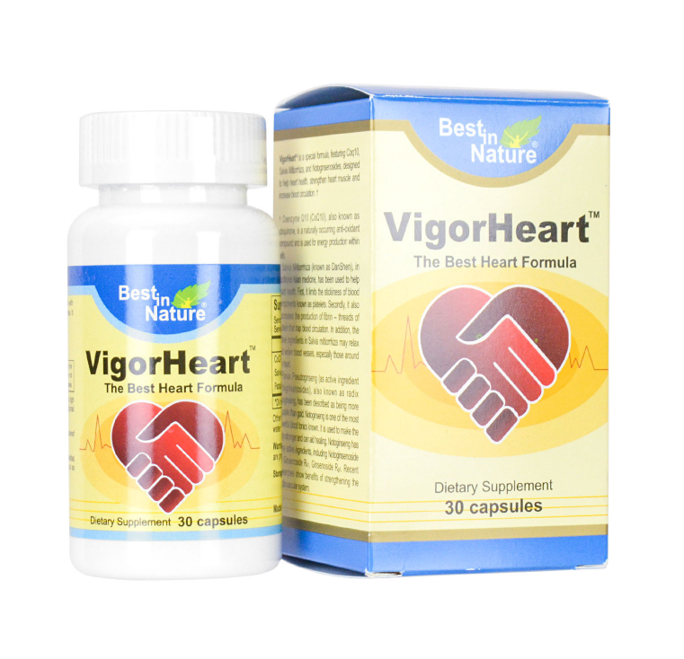 VigorHeart 美国贝佳天然药业 心血通 30 Capsules