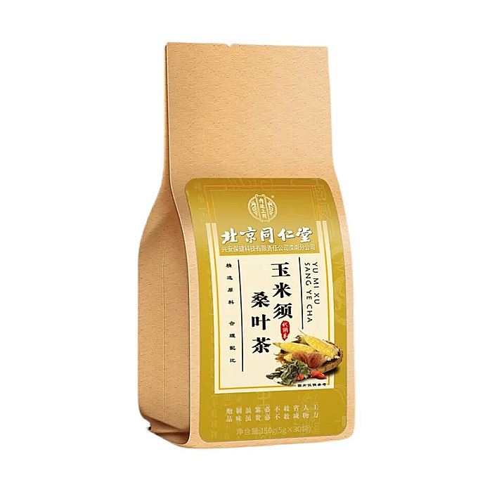 Tong Ren Tang Yu Mi Xu Sang Ye Cha 北京同仁堂玉米须桑叶茶 5g*30bags