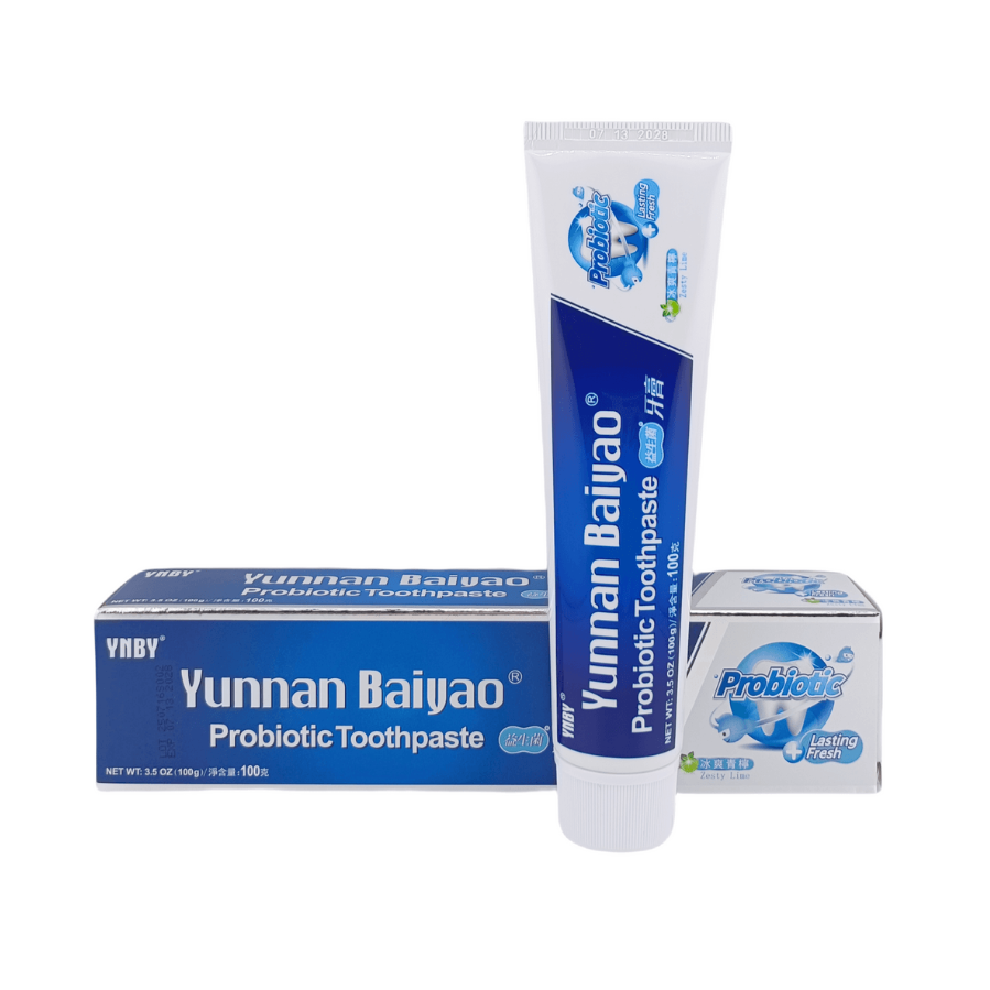 Yunnan Baiyao Probiotic Toothpaste 云南白药牙膏 (益生菌青柠）