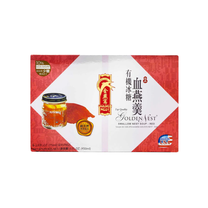 Golden Nest Swallow Nest Soup Red 金燕窝极品有机冰糖血燕燕窝羹 450ml