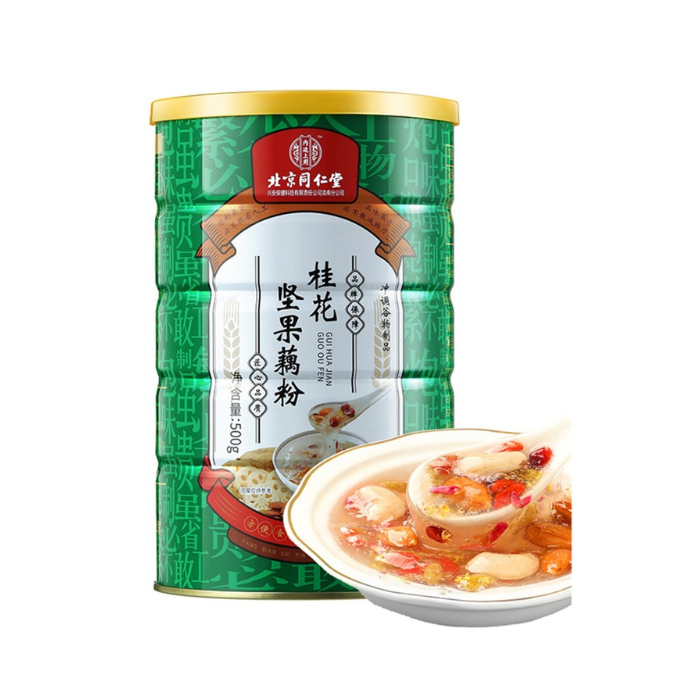 Tong Ren Tang Gui Hua Jian Guo Ou Fen 北京同仁堂桂花坚果藕粉 500g