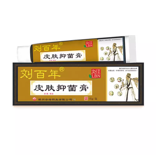 Liu Bai Nian Pi Fu Pian Fang Anti-itch Relieve Cream 刘百年皮肤偏方抑菌膏