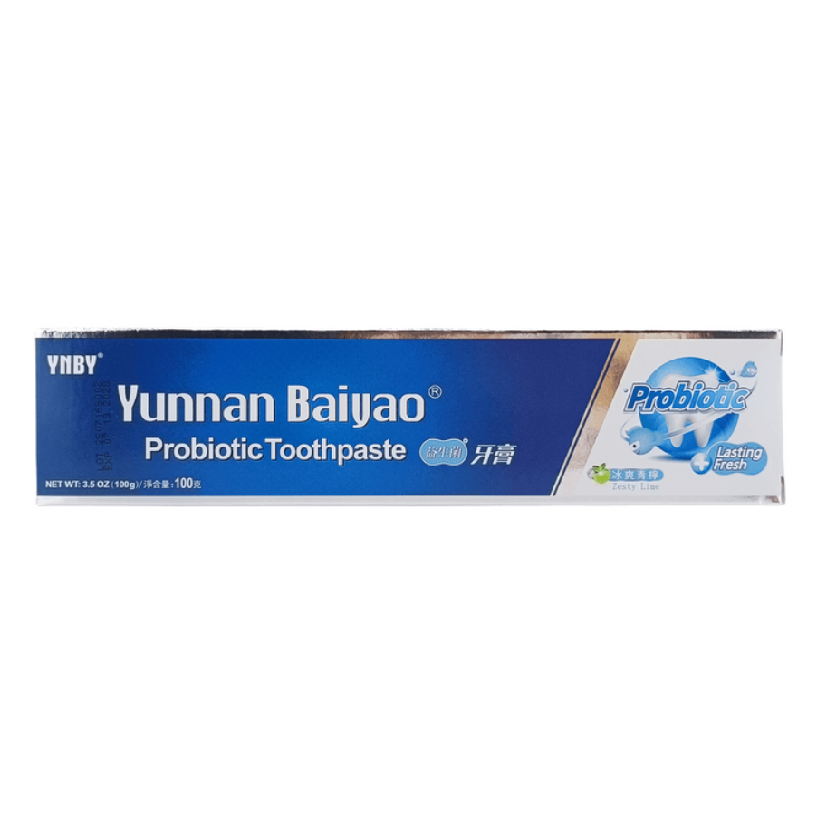 Yunnan Baiyao Probiotic Toothpaste 云南白药牙膏 (益生菌青柠）