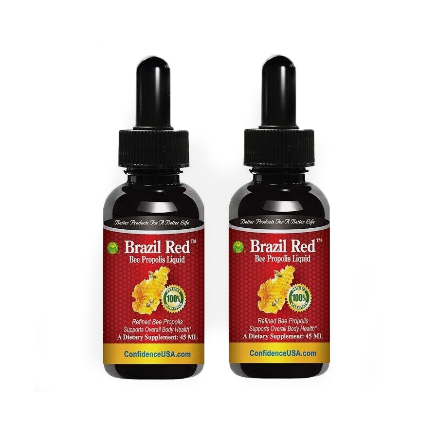 Brazil Red Bee Propolis Liquid 巴西红牌蜂胶 45ml x 2 bottles