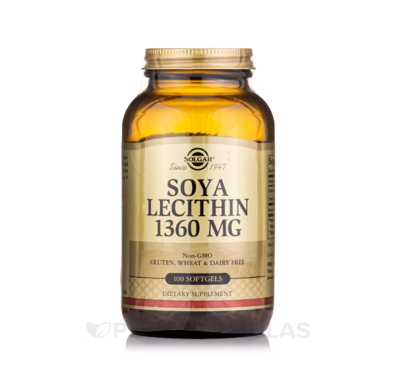 Solgar Soya Lecithin 索加卵磷脂 1360MG 100 softgels