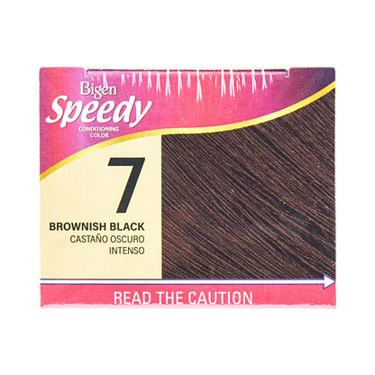 Meiyuan Hair Dye Brownish Black #7 美源染发剂7号棕黑色 80g