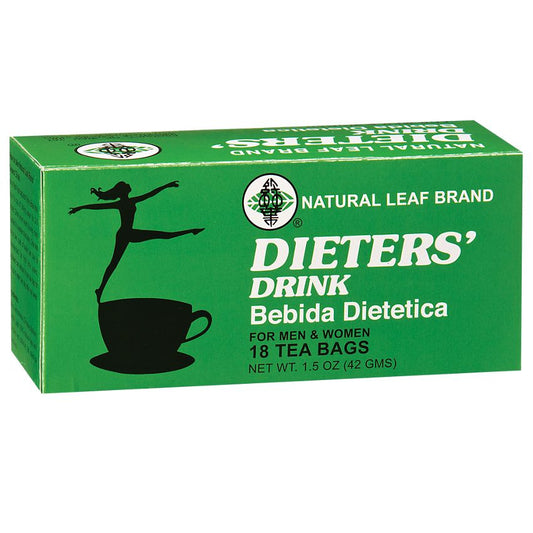 Natural Leaf Brand Dieters' Tea Drink, 天然叶牌減肥茶18 Tea Bags