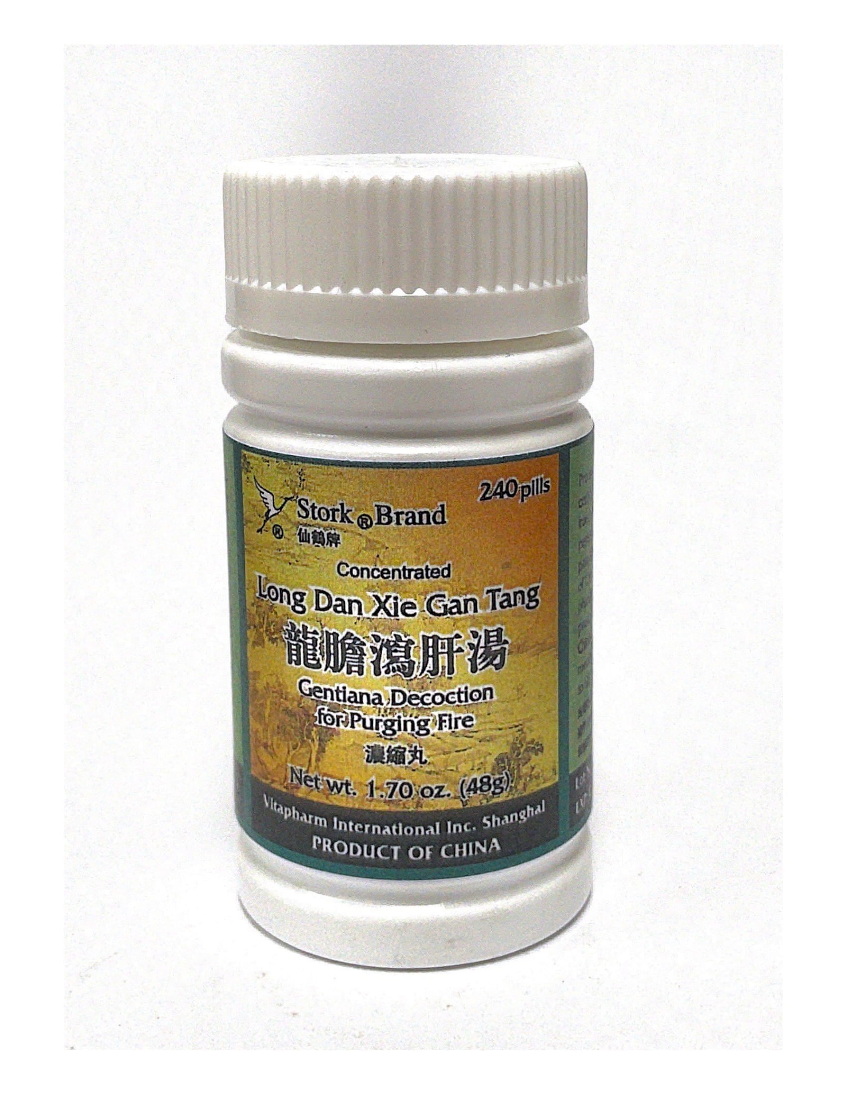 Long Dan Xie Gan Tang 仙鹤牌龙胆泻肝汤 240Pills