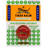 Tiger Balm Pain Relieving Ointment (White Regular Strength) 虎标白色万金油 4g
