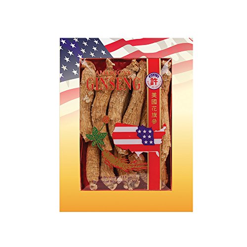 许氏美国花旗参 101-4 长型大号 Hsu's American Wisconsin Ginseng (Xu Shi Mei guo Hua qi shen) 4oz