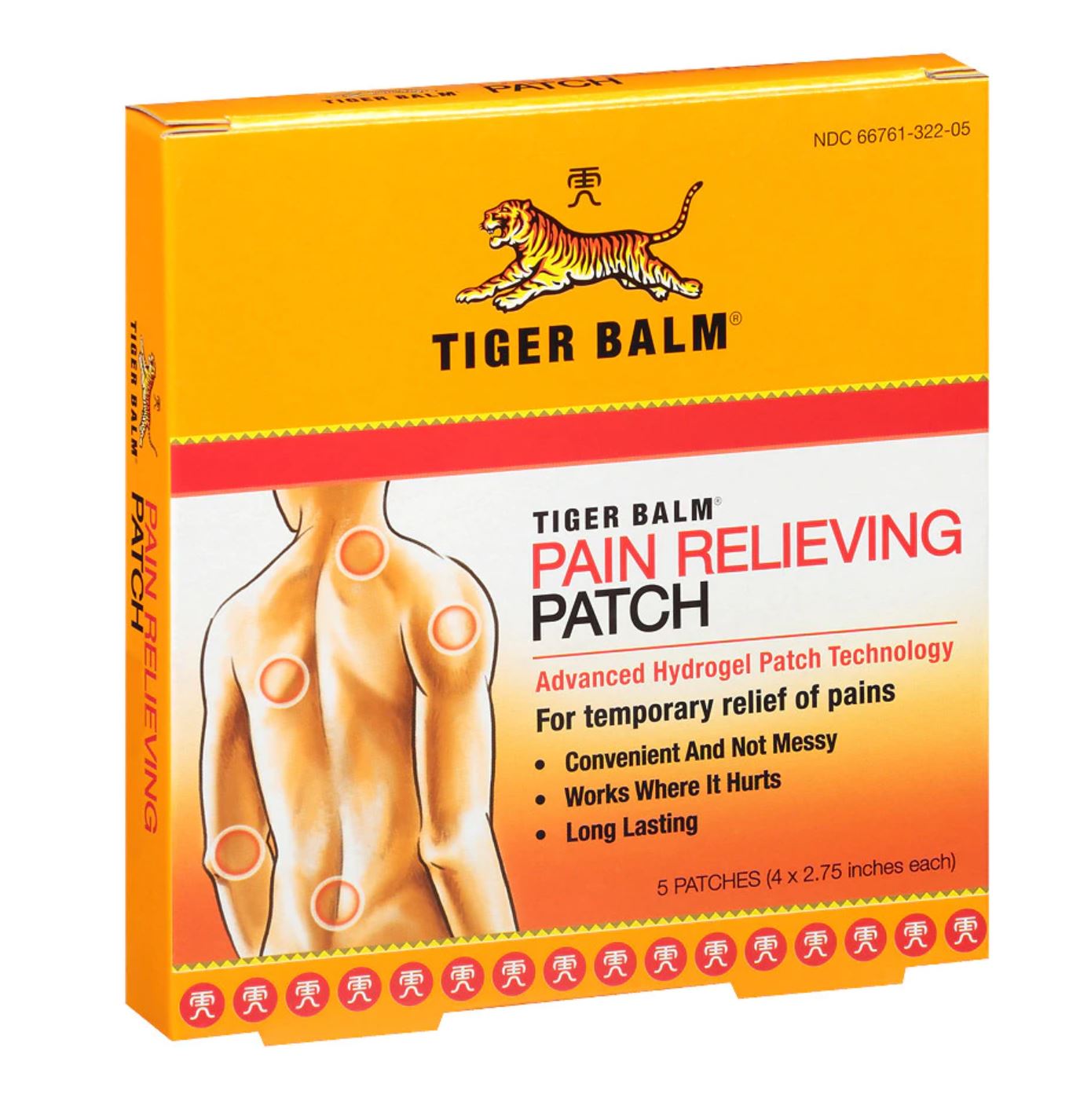 Tiger Balm Pain Relieving Patch 虎标镇痛药布