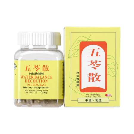 Water Balance Decoction (Wu Ling San) Dietary Supplement 80 Capsules 五苓散