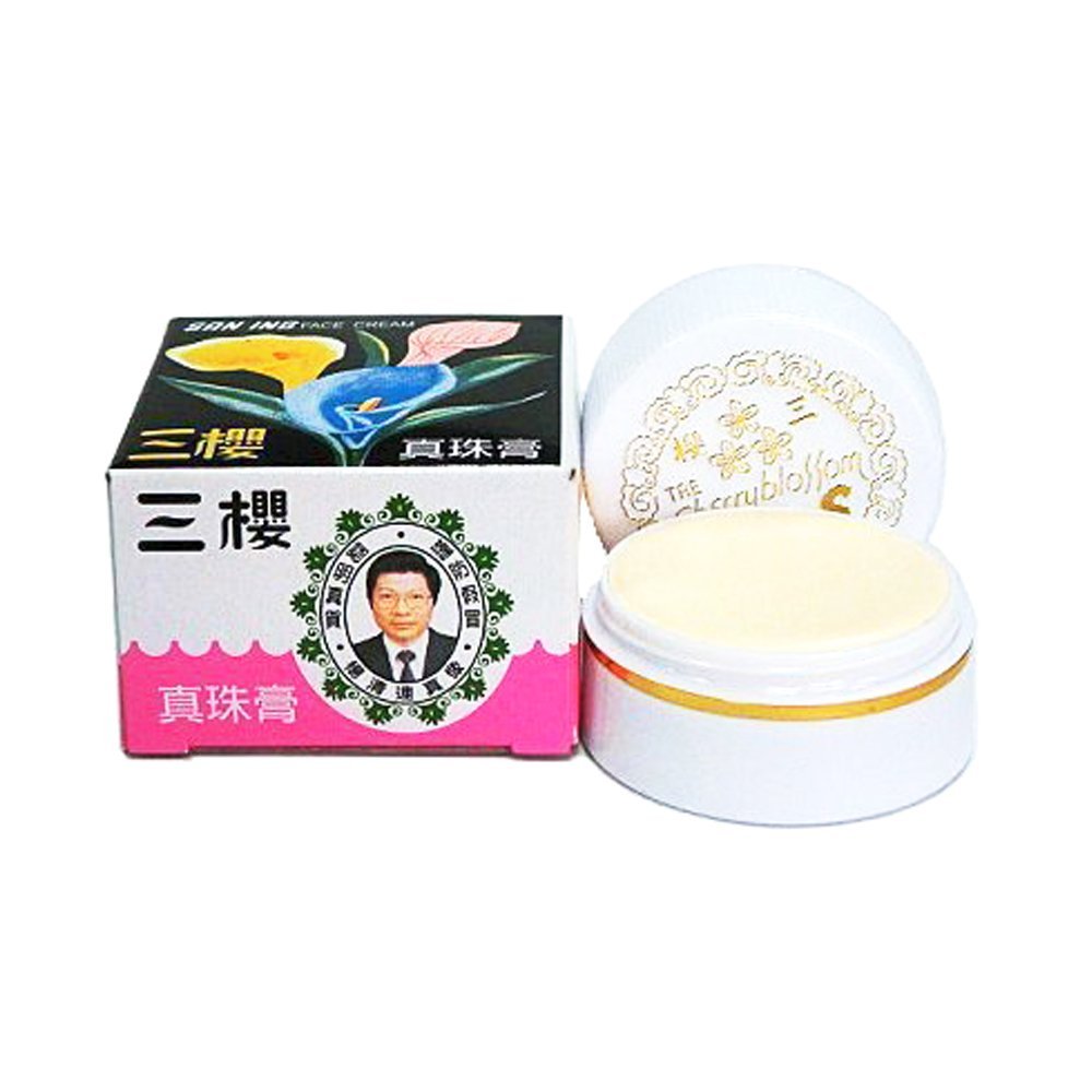 San Ying Face Cream 三樱真珠膏 0.3Oz