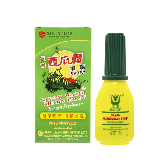 SanJin GuiLin XiGua Shuang (Watermelon Frost Spray) 三金桂林西瓜霜喷剂
