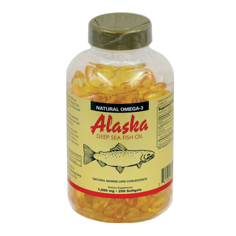 Natural Omega-3 Alaska Deep Sea Fish Oil 天然Omega-3 阿拉斯加深海鱼油