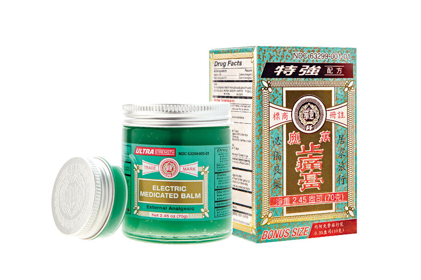 Electric Medicated Balm Ultra Strength 万应止痛膏 (内附10g免費旅行裝) 70g